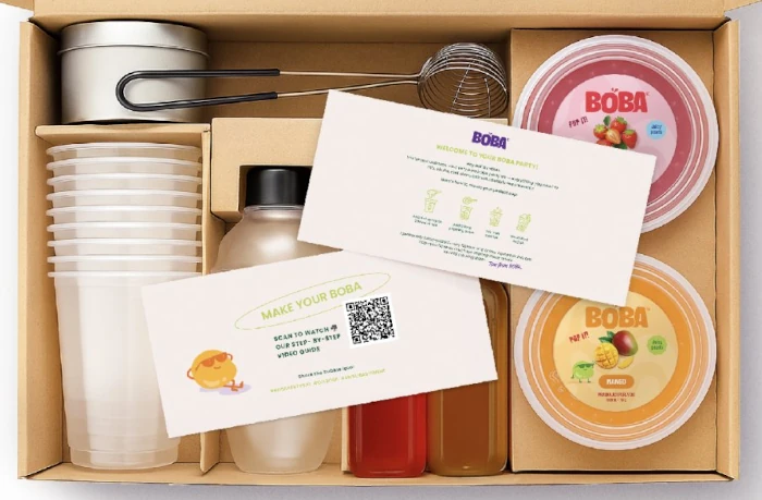 domácí sada bubble tea