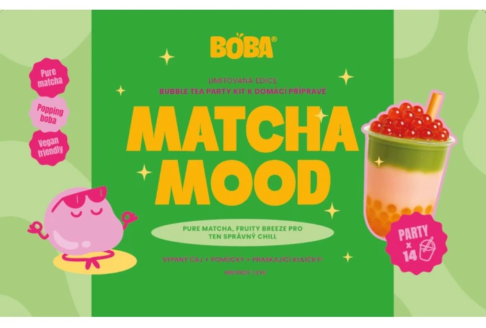 sada na přípravu bubble tea